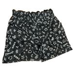 Vintage 90s Funky Black and White Geometric Cotton Shorts š„ Size 34 Photo 0