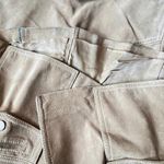 Loft Ann Taylor Women’s Tan/Cream Suede & Leather Dress Formal Jacket Size 6 Photo 5