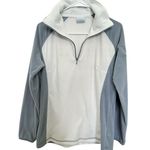Columbia Women's Glacial Fleece lii 1/2 Zip Size M White/blue Photo 2