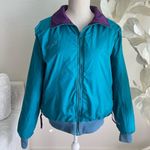 Columbia Vintage Purple and Teal Reversible Puffer Jacket Photo 6