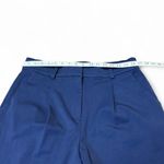 Loft Ann Taylor  Peyton Navy Blue High Rise Trouser Pants Wide Leg Size 12 Petite Photo 2
