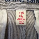 Gap  Girlfriend Grey and White Stripe Cotton Blend Short Photo 2