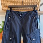 NWT Lauren Ralph Lauren Active Fitness Crop Pant w/Pockets, 2 Black Photo 1
