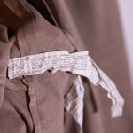 Zara Faux Vegan Suede Open Front Waterfall Asymmetrical Hemline Cardigan Sweater Photo 2