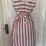 Caution to the Wind Knit Chevron Knee Dress Photo 2