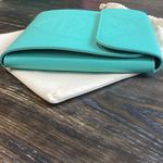 Tiffany & Co. Jewel Pouch 99 Aqua Leather Case Photo 10