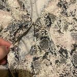 On The Road  Snake Print Open Front Blouse | S Photo 4