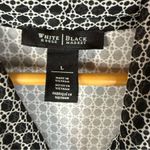 White House | Black Market  Size Large Cap Sleeve‎ Front Tie Vneck Blouse Career Photo 1