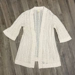 Matilda Jane  crochet cream knit long cardigan Photo 0
