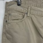 7 For All Mankind  Josefina Boyfriend Khaki Chinos Army‎ Green Shorts Size 27 Photo 2