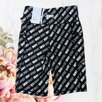 DKNY  Women's Black and White Logo Bike Shorts Photo 5