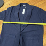 AG Adriano Goldschmied  NWT Maura Oversized‎ Navy Blue Blazer Jacket Size XS/S Photo 7