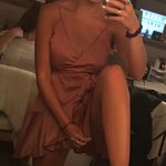 Princess Polly Pink Satin Dress Photo 2