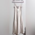 ZARA BLOGGERS FAVE!  SATIN EFFECT Buttoned Slip Dress Photo 13