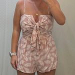 Cloud Ten Blush Pink Floral Romper Photo 3