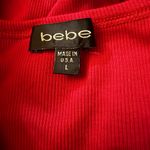 Bebe Vintage Y2K Women's Vibrant Red Beaded Tank Top Photo 2