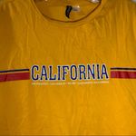 Divided H&M Mustard Yellow California Crop Top size L Photo 6