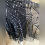 Cardalite Women’s sheer panel‎ maxi dress, shimmer, flowy sleeveless, vintage Black Size undefined Photo 3