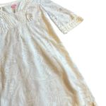 Lilly Pulitzer  White Tropical Print Dress Caftan Beach Vacation Size Small Women Photo 4