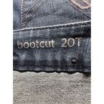 Avenue Bootcut Jeans Stretch Dark Wash Denim Classic Style Plus Size 20 Tall Blue Photo 4