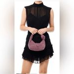 Olga Berg Polly Crystal Clutch Shoulder Bag, Pink, NWT Pink Photo 2