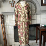 Custom handmade gold floral roses sparkle dress one of a kind small Photo 4