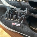 Superga Cute Black / White Womens Worn / Used  Sneakers Photo 2