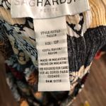 Sag Harbor 90s Vintage  black brown tan earthy fairy grunge patchwork tiered midi skirt indie boho elastic waist Photo 2