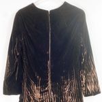 VINTAGE 70s CHUCK HOWARD Long Sleeve Velvet Dress Size M Photo 7