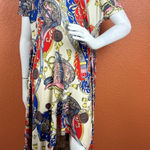 Love In  Red and Blue High Low Dress one size. E82 Photo 0