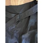 Akris  Women's 16 Brown Pencil Skirt Belt Accents  Wool Work Business Lined Photo 2