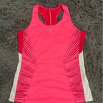 Saucony  Women's Vibrant Pink and White Tank Top Photo 0