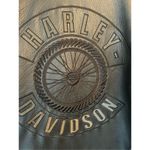 Harley Davidson women’s black leather jacket size xl 100% leather Photo 7