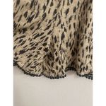 Three Dots  Women's Relaxed Printed Shorts Smocked Waist‎ Animal Print L Photo 3