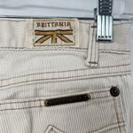 VTG Women’s Brittania Corduroy Pants Beige 27x28 Western Boho Festival Hippie Size 27 Photo 6