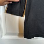 Lands' End  Black 3/4 Sleeve Boat Neck Nautical Blouse Shirt XL EUC #2439 Photo 2