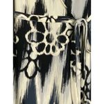 Old Navy XS Wrap Dress Black Gray Ikat Print Long Sleeve Midi Lightweight Fall Photo 8