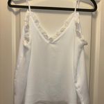 Scalloped White Top Size L Photo 1