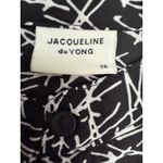 Jacqueline de Yong JDYZOEY Black White Abstract Print Midi Shirt Dress Size 36 S Photo 2