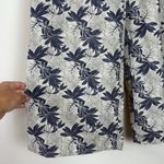 Storia  100% Cotton Wide Leg‎ Tropical Leaf Print Jumpsuit Size Small Photo 6