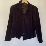 Requirements purple velvet texture women's size S business casual blazer buttons Photo 0