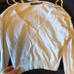 Brandy Melville  Light Blue V-Neck Crop Top Photo 0