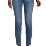 Driftwood  Jackie Floral Embroidered High-Rise Jeans 28 length 30 Photo 0