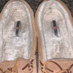Minnetonka  leather moccasins woman size 10 faux fur lining Photo 2