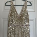 Mac Duggal SEQUIN EMBELLISHED ELEGANT SLEEVELESS EVENING GOWN Photo 4