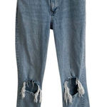 Abercrombie & Fitch Ultra High Rise The 90s Straight Jeans Womens Size 28 6 Long Photo 0