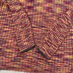 Sundance Mock Neck Longsleeve Ribbed Sweater Boho in Earth Tone Multicolor XL Orange Photo 7