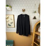 Free People  Black Ribbed Slouchy Ottoman Cardigan - Size - Small Photo 2