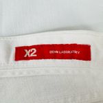 EXPRESS  X2 Denim Laboratory Capri Jeans White Size 4 Photo 8