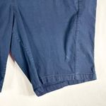 Avenue  Plus Size 26 Shorts Navy Blue Chino Pockets High Rise 11 Inch Stretch 980 Photo 4